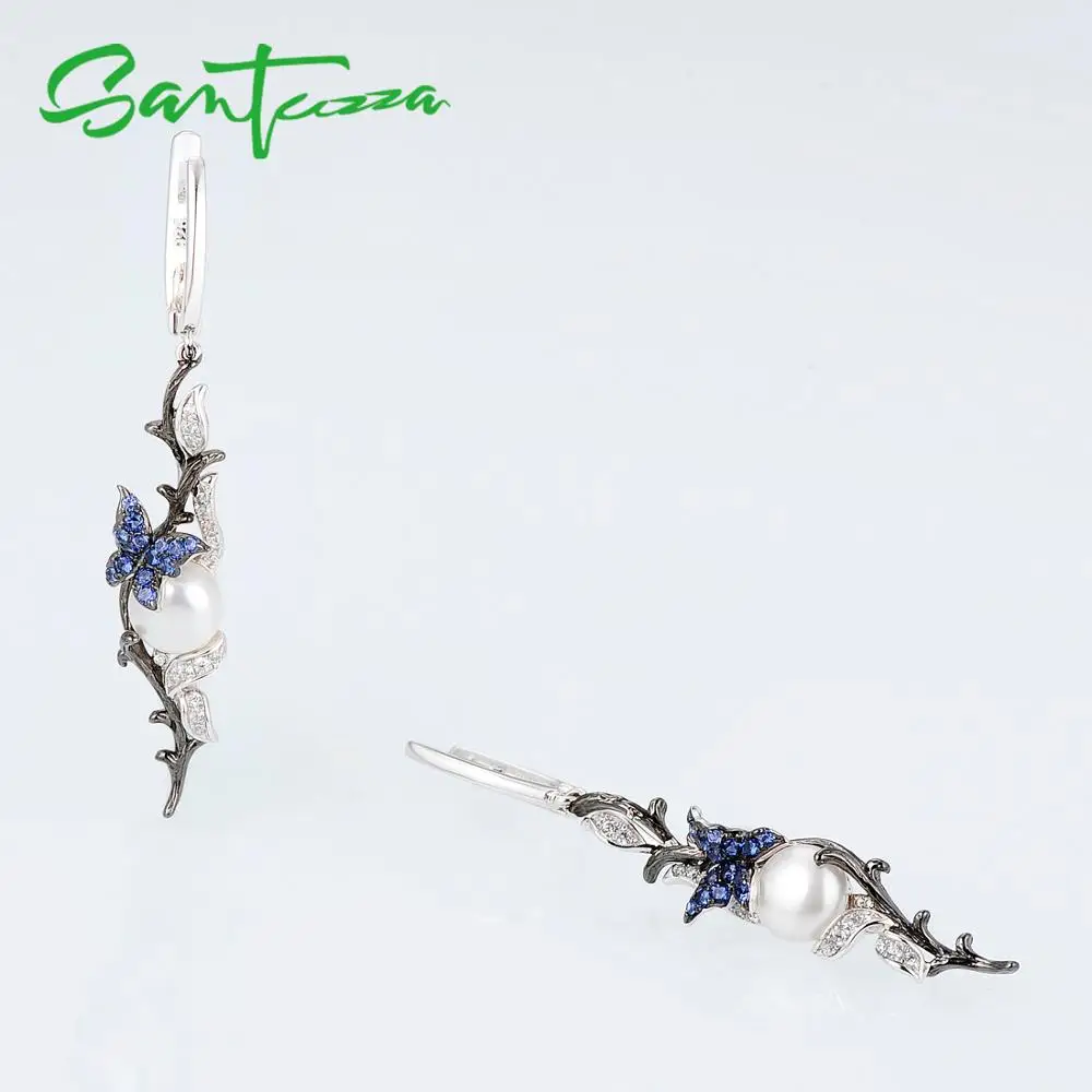 E307634BNFZSK925-SV3-Silver Earrings