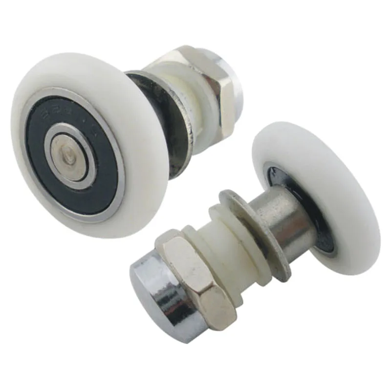 4Pcs Bathroom Door Rollers Glass Sliding Door Pulley Stainless Steel