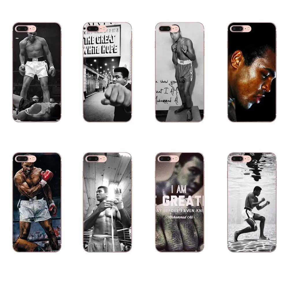 TPU Coque King Of Boxing Muhammad Ali For Moto G G2 G3 G4 G5 G6 G7 HTC 530 626 628 630 816 820 One A9 M7 M8 M9 M10 E9 U11 | Мобильные