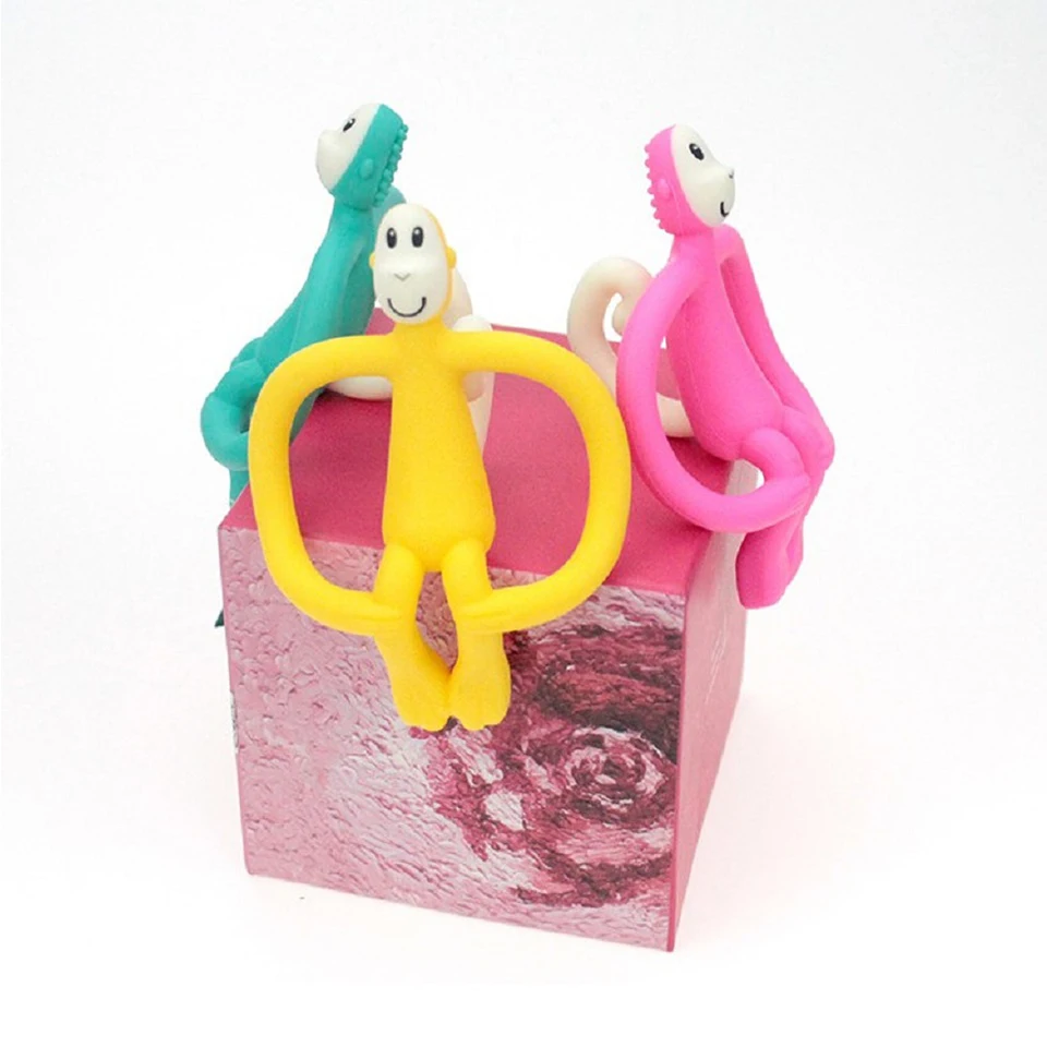 Baby Toys Kids Birth Gift Teethers Toy Love Children Color Monkey Teething Stick jooyoo