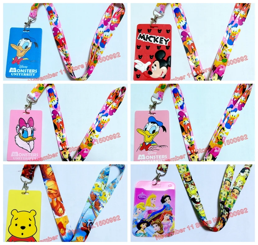 

New 1Pcs cartoon anime Lanyard ID Badge Holder Key Neck Strap kids gifts QW-712