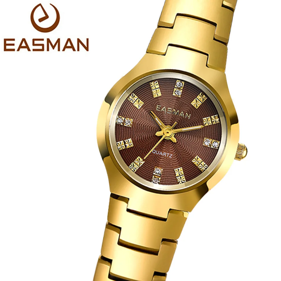 EASMAN Watch Brand Women Gold Watch Tungsten Steel Watch Luxury Ladies Quartz Watch Designer Wristwatches Hot