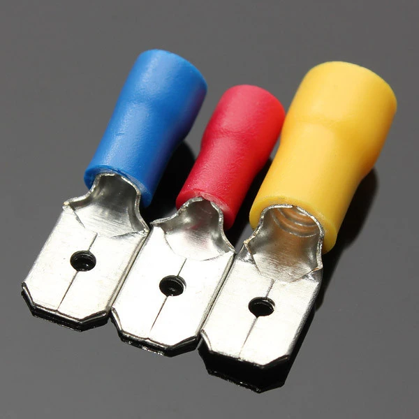 Excellway? EC08 280pcs Assorted Electrical Fork Ring Spade Crimp Terminal Wire Connector Box Kit