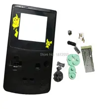 Прозрачный черный чехол в виде ракушки полный корпус крышка для GameboyColor Fit nindogbc игровая система мальчик консоль замена крышки