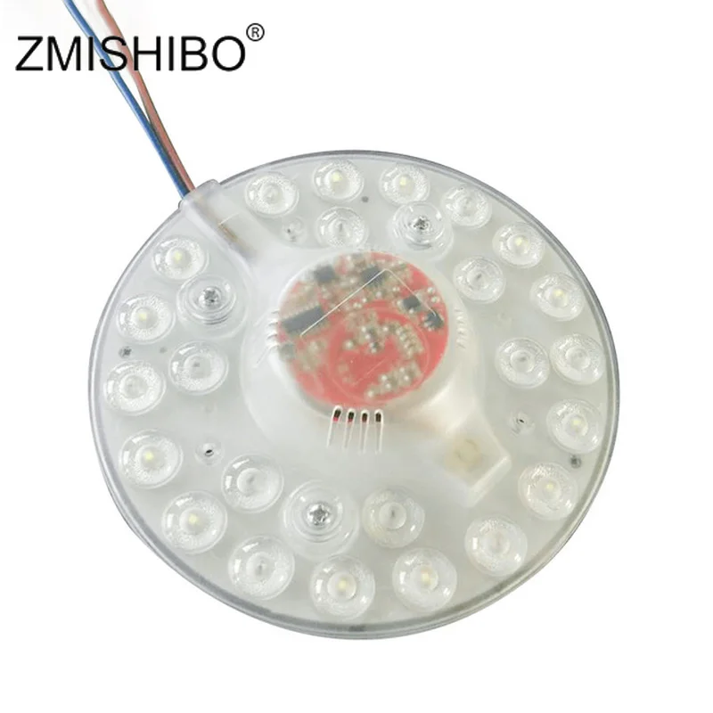 

ZMISHIBO LED Light Source Ceiling Lamp Radar Sensor 2D 12W 110-240V Led Replacement With Magnet Garage/Corridor Replaceable