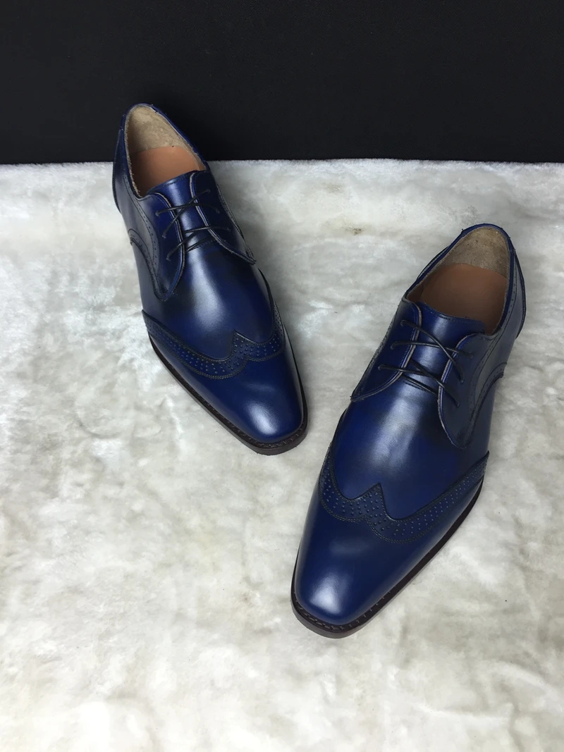 mens navy wedding shoes