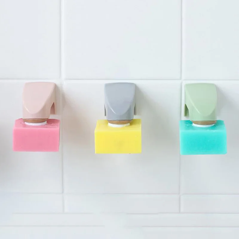 

Bathroom Gadgets 1 PC Portable New Magnetic Soap Holder Dispenser Bathroom Shower Wall Mounted Sticking Soap Dishes Kitchen