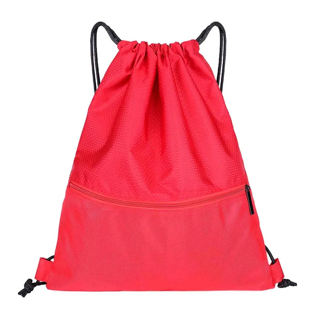 

Simple Design Beach Bag Outdoor Fitness Sport Bag Bundle Pocket Unisex Drawstring Bag backpack Mochila Bolso Mujer Casual#
