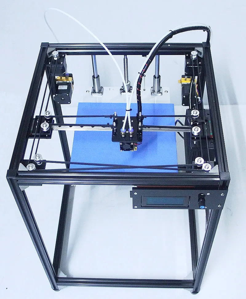 

ifancybox3 dual big size corexy 3D Printer kit ifancybox Machine printer 3D Ramps black corexy Full Kit 3d printer dual extruder