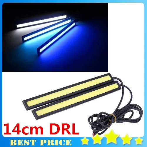 

1 Pair LED COB 14CM DRL Daytime Running Lights Auto Lamp LED Car Light Bulb Led 12V drl Car Styling For Ford