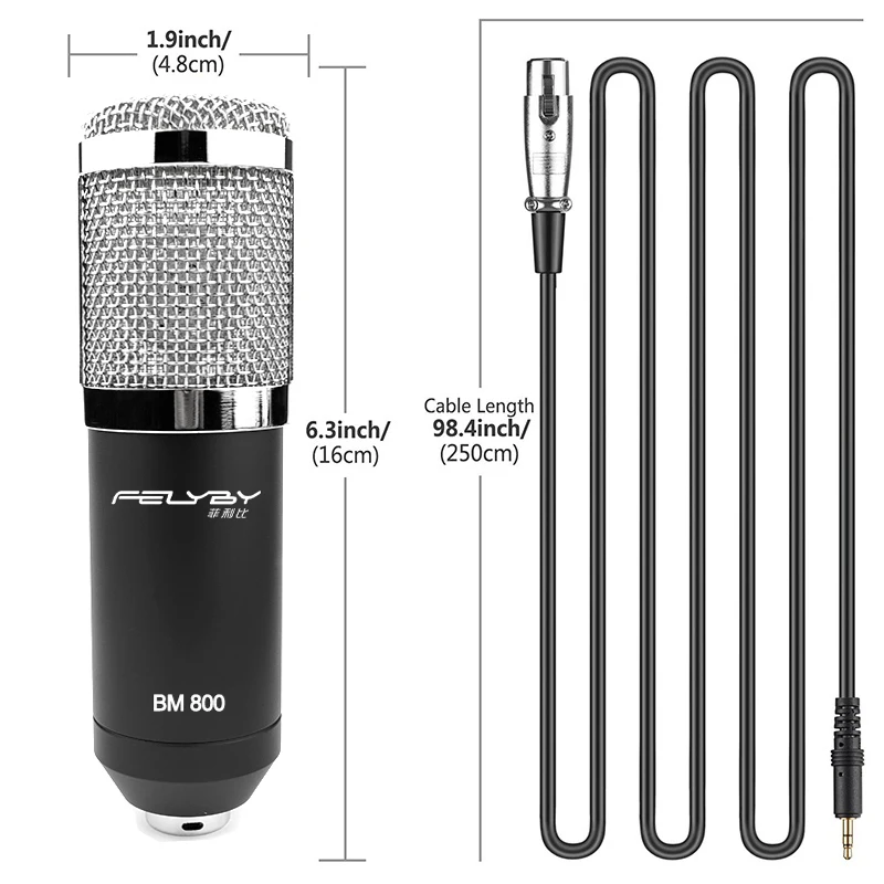 Professional Condenser microphon bm 800 KTV