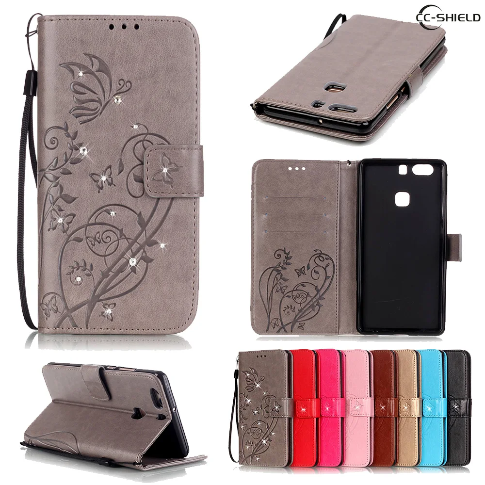 

Flip Case for Huawei P9 Plus P 9 9Plus P9plus Dual 5.5 inch VIE-L09 VIE-L29 VIE-AL10 VIE AL10 L09 L29 Leather Diamond Phone Case