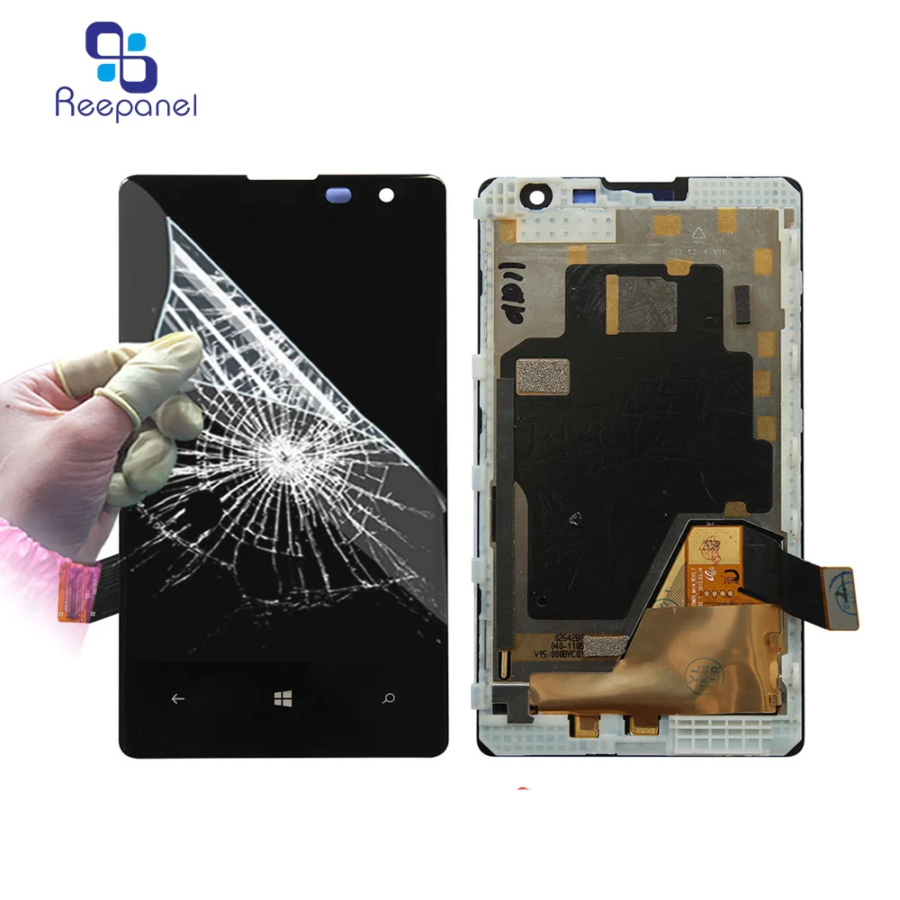 

Original 4.5" For NOKIA Lumia 1020 LCD Touch Screen with frame Display Digitizer Assembly Replacement Parts Free shipping +tool