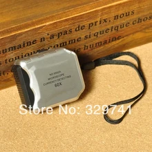 60X фокусируемое карманное увеличительное стекло для микроскопа деньги/Валюта обнаружения Лупа с УФ и светодиодный свет