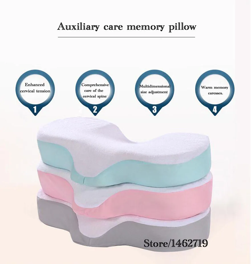 Premium Non Toxic Anti Snore Memory Foam Pillow Snore Stop Sleep
