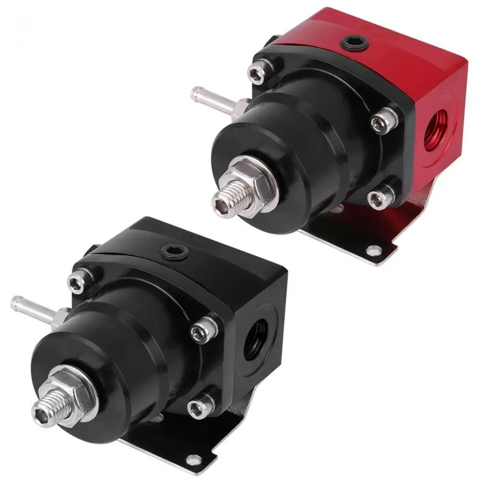 Adjustable Fuel Pressure Regulator Oil 160psi Gauge AN 6 Fitting End