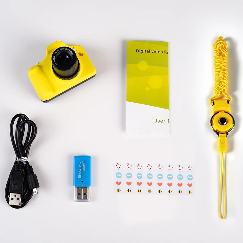 Мини камера для детей мультяшная цифровая s Baby 1080P LSR Cam 1 5 дюймов 2MP Милая