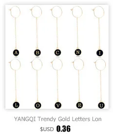 YANGQI титановые стальные серьги-кольца для женщин и мужчин Минимализм Дизайн Круглые Стальные серьги золотые черные Серебряные серьги аксессуары