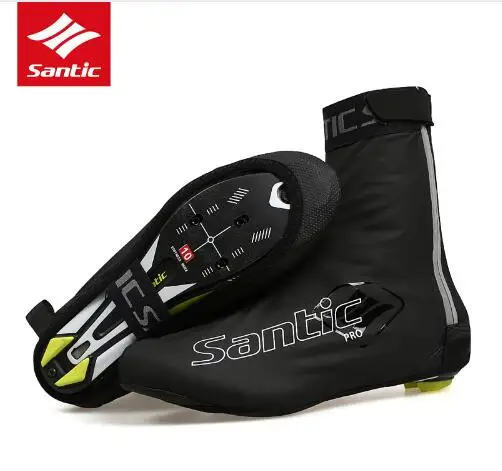 Santic Для мужчин Велоспорт Водонепроницаемый чехол для обуви ветрозащитный Светоотражающие обуви протектор дорога MTB Rainforest велосипедные камеры W8C09083