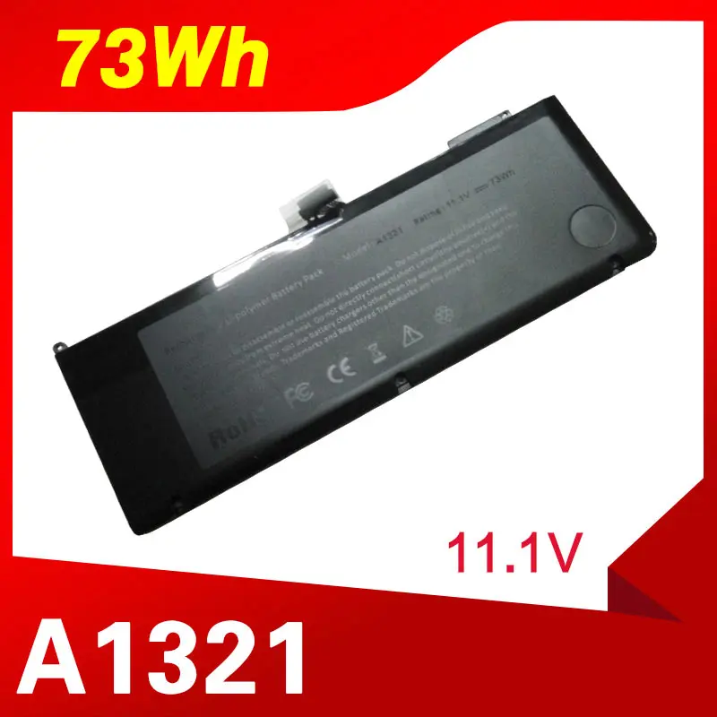 ApexWay 11 1 V 73Wh Замена для Apple A1321 Аккумулятор MacBook Pro 15 &quotMB985CH/A MC118J/A|apple a1321 battery|battery for