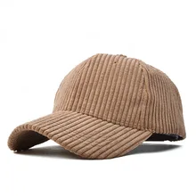 strapback сплошной цвет обычный хлопок Вельветовая бейсболка женщины мужчины Регулируемая унисекс шляпа солнца высокого качества Кости gorras