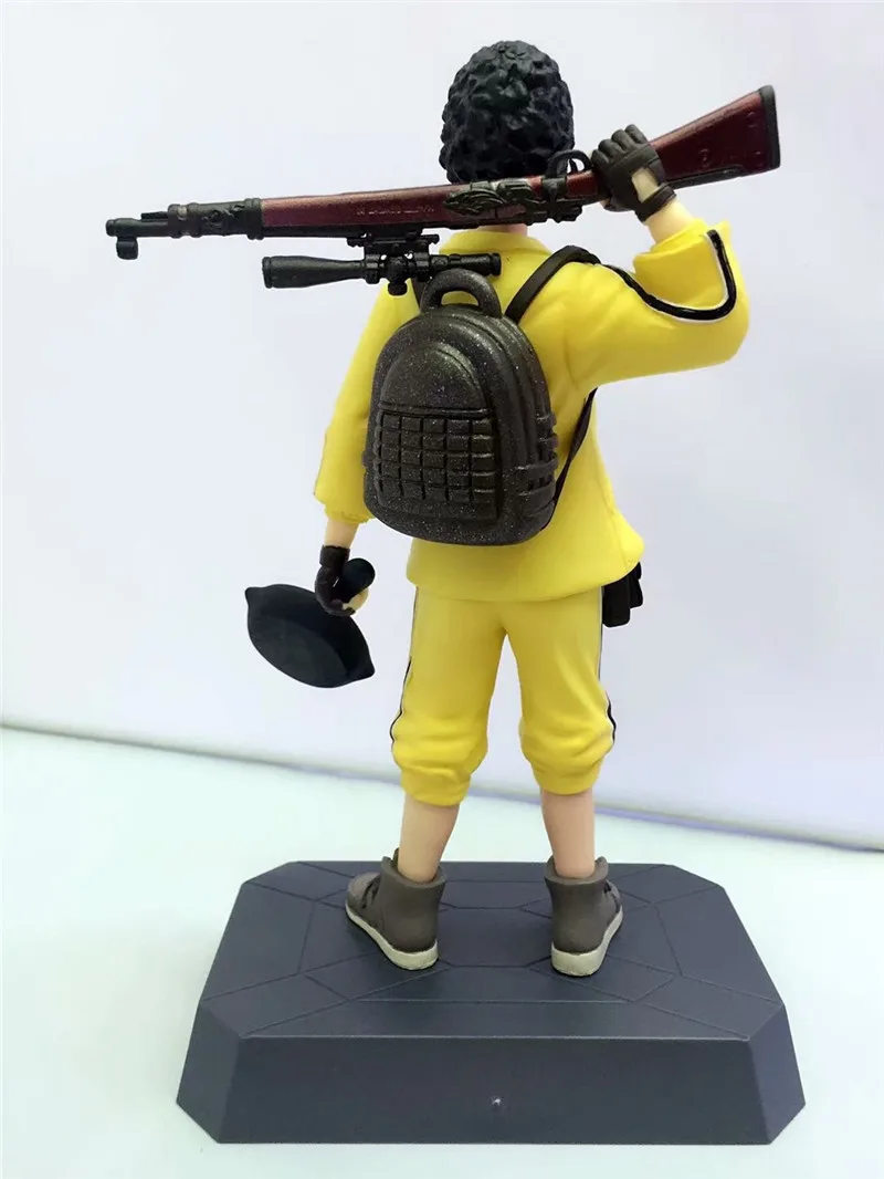 Game PUBG Playerunknown's BattleGrounds Chicken Dinner PVC Action Figure  Model Toys Hot Game Figuras Dolls  20-22cm (3)