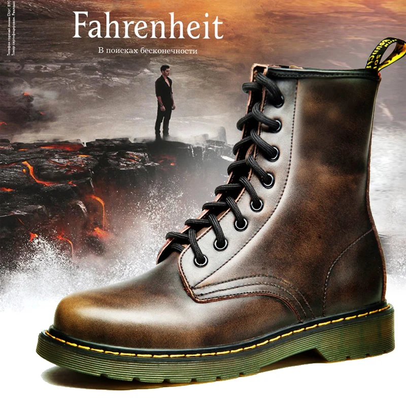 

Martin Boots British Wind Leather Increased Tooling Boots Retro Tide Desert Boots