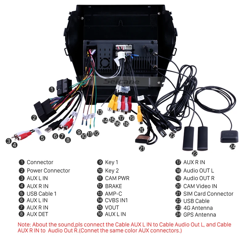 Sale Seicane Car Multimedia Player For 2015 2016 2017 Hyundai Santafe IX45 9.7 inch Android 6.0 GPS Navigation Radio Mirror link 5