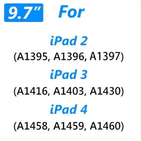 Закаленное стекло для Apple iPad 9,7 дюймов Pro 10,5 Pro 11 стеклянная пленка для iPad Air 2 Mini 1 2 3 4 защитная пленка для экрана - Цвет: For Ipad 2 3 4