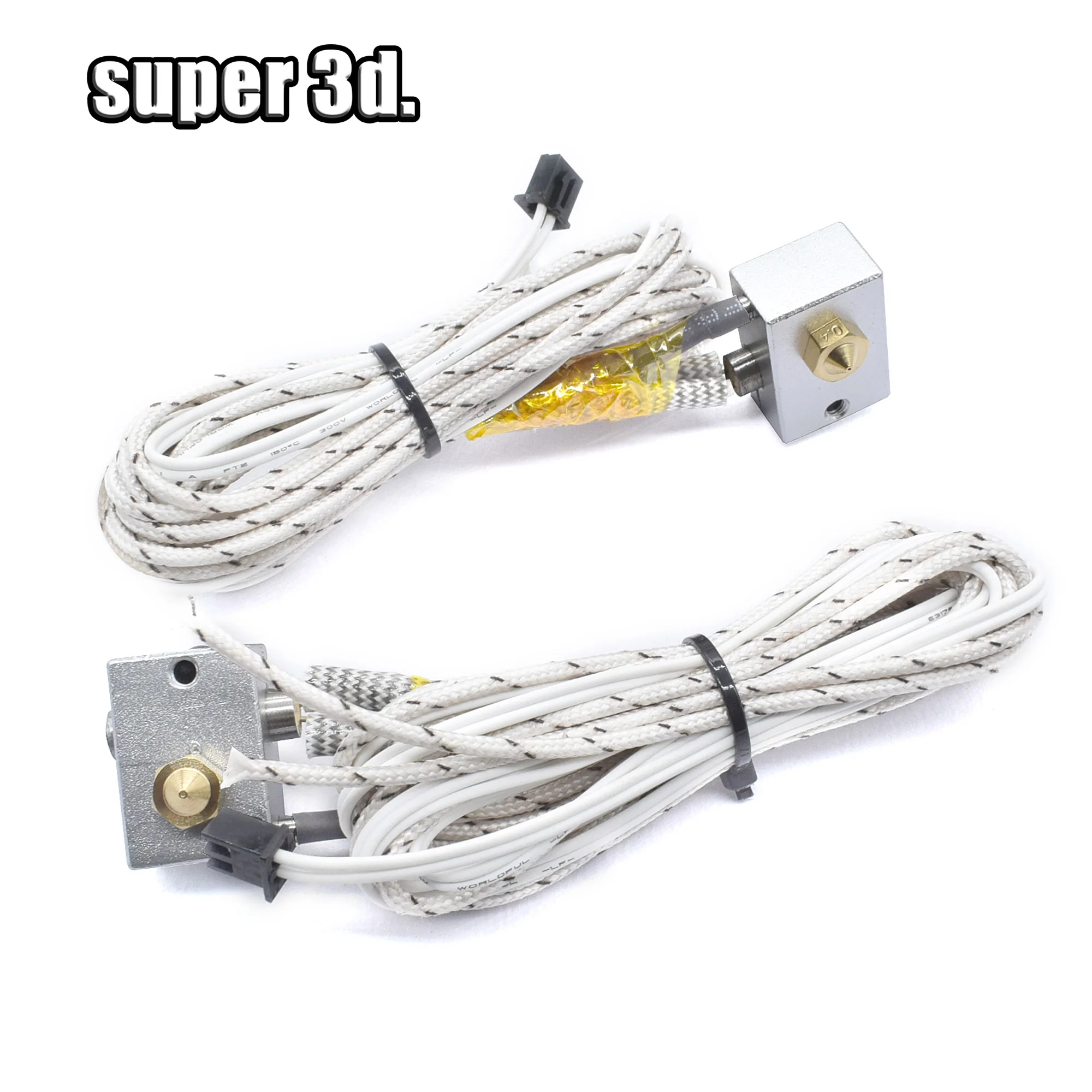 Kit de Bocal de Impressora 3d 12v 24v 50w 04 mm 100cm Tubo Cabo para 175 mm E3d v6 J-head Hotend - Imagem 2