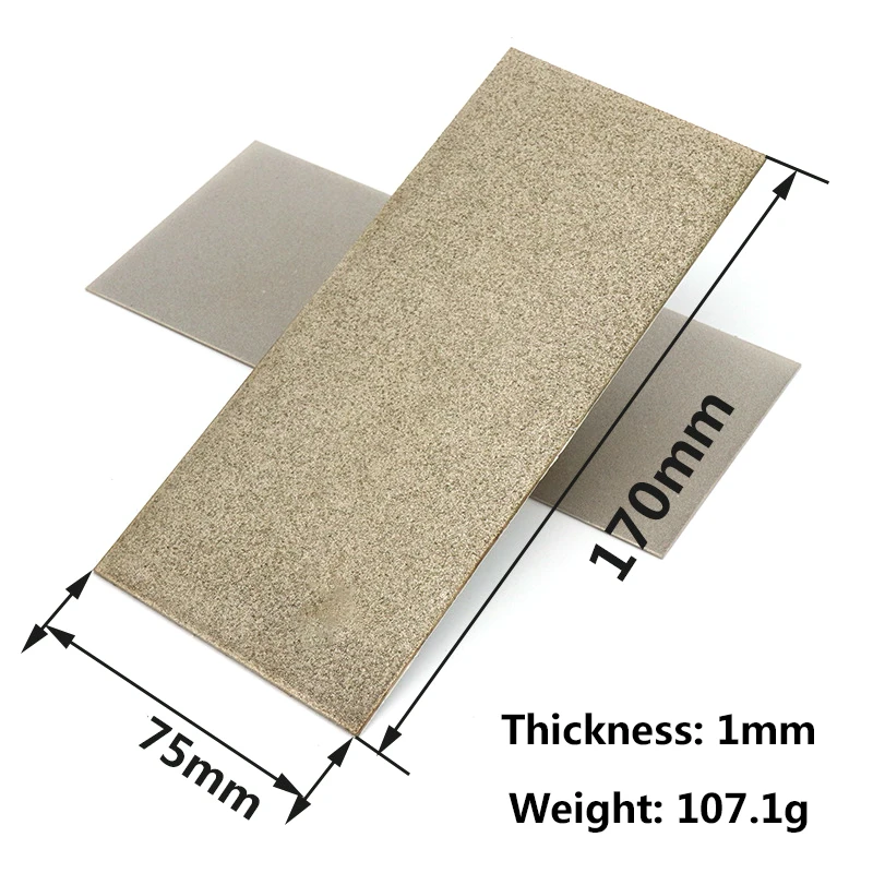 1pcs 80-3000 Grit Thin Whetstone Knife Polishing Plate Tools Fine Polished Diamond Square Sharpened Grinding Abrasive Stone