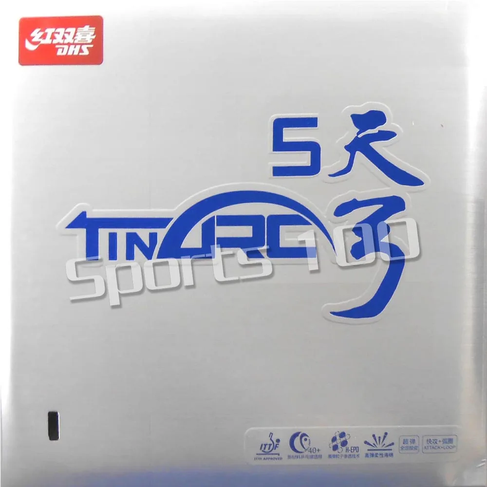 DHS TinArc5 TinArc-5 TinArc 5 игл в настольном теннисе или резине для пинг-понга с губкой |