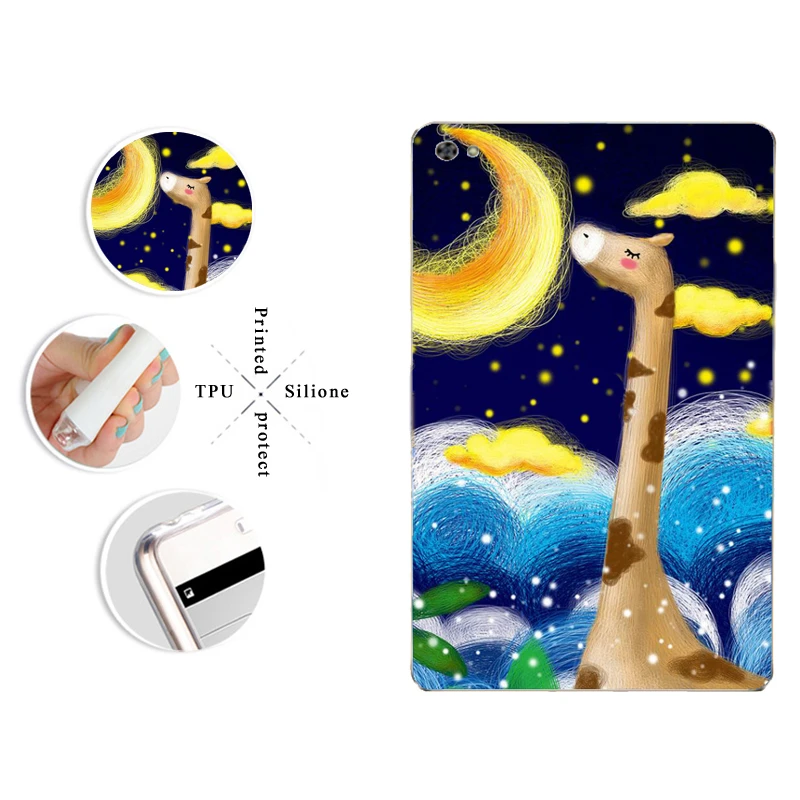 

Printed Tablet Cover For Huawei Mediapad Mediapad T3 10 8 7 Dtab T1-701u M3 Lite 8.0 M2-801l T1 8 Btv-dl09 Silicone Soft Case