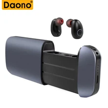 DAONO B5 наушники-вкладыши TWS с магнитный бинауральные True Беспроводной наушники Bluetooth с зарядным устройством 2600 мА/ч, Мощность банк Bluetoo наушники