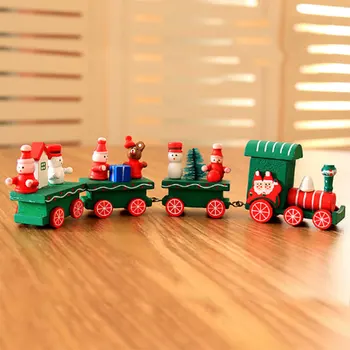 

New Christmas Santa Kids Train Toy for Christmas Tree Festival Party Decor Gift.