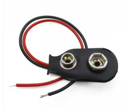 

1000 pcs 9V 9 VOLT SNAP ON BATTERY CLIP CONNECTOR
