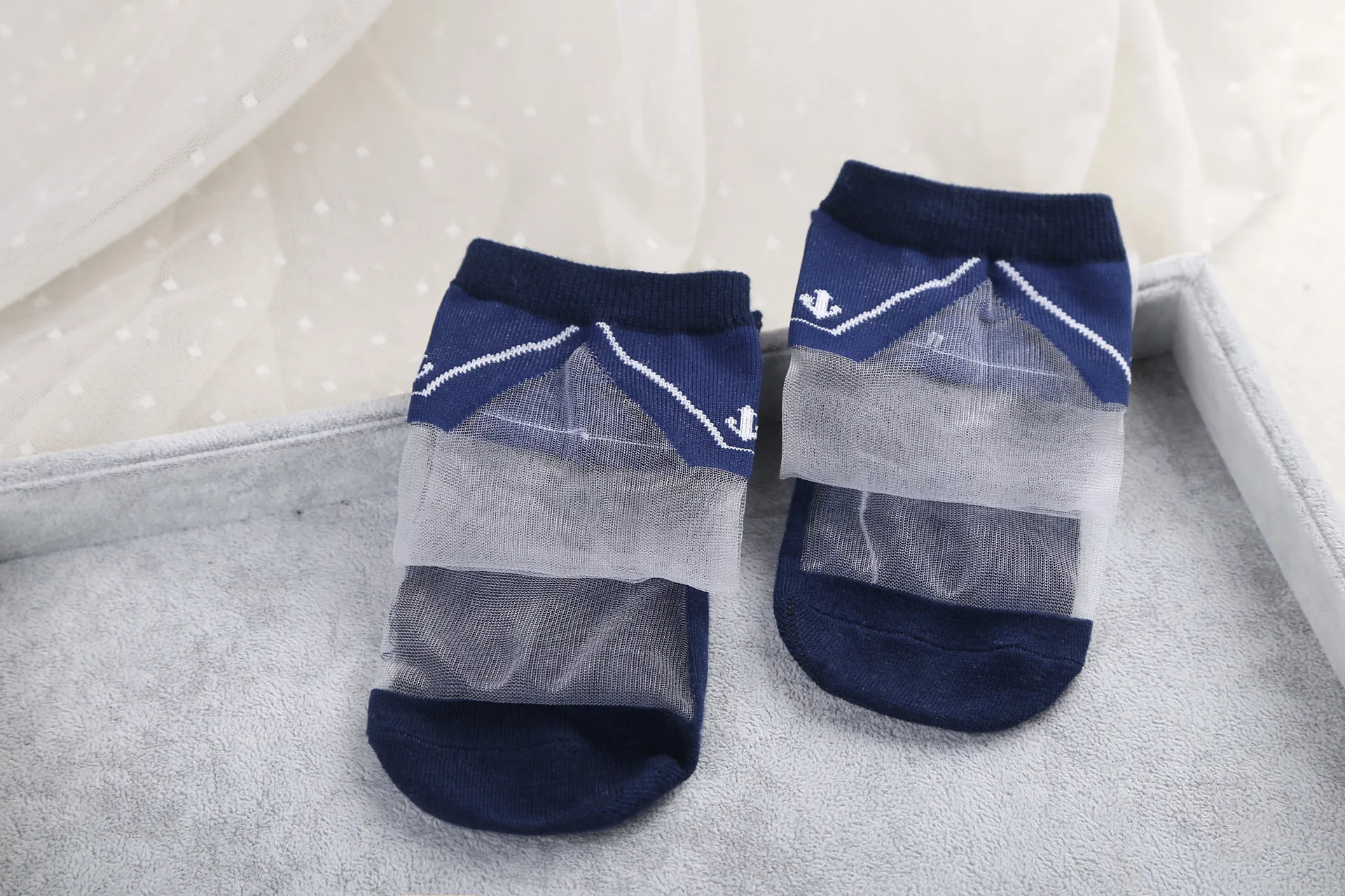10 пар/лот женские носки Весна и лето новые индивидуальные маленькие воротнички с кристаллами шелковые карточные носки