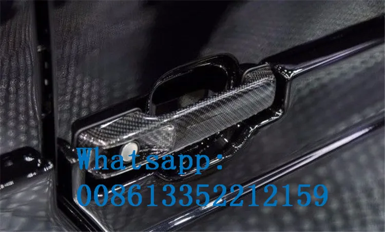 G class W463 carbon fiber handlle cover fit for G class W463 G500 G63 G65 handle cover 5pcs (1)