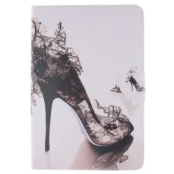 

High heeled shoes Pattern PU and PC Material Support Protective Cover Case for iPad mini 1 2 3