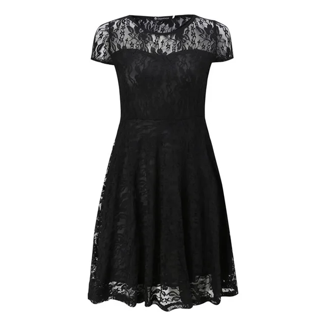 Aliexpress.com : Buy Women Lace Dress XXXXL 5XL Plus Size Red Black ...
