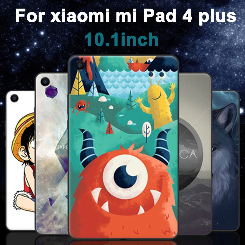 Чехол для xiaomi mi Pad 4 plus мультяшный мягкий чехол телефона защитный miPad | Мобильные