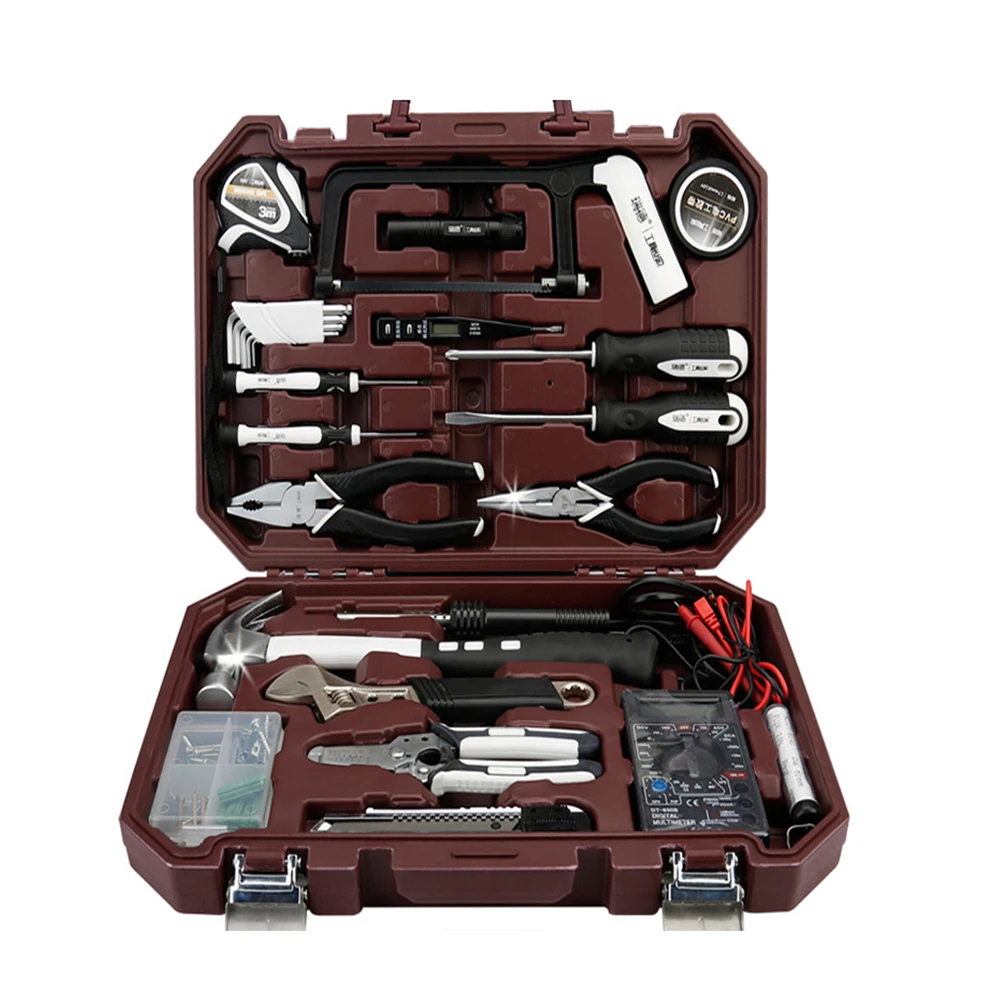 

Tool Kit for Home Set of Tools for Car Bicycle Motor Repair Clamp Tool Set Combination Torque Screwdrivers Ratchet Socket