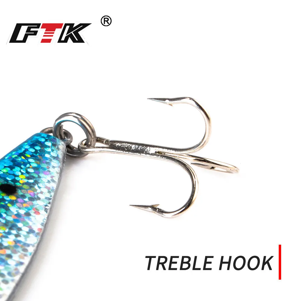 Приманка для рыбалки от ftk Shore Jig Sardine 1 шт. 15 г-60 г 65 мм-115 мм пресноводная соленая форель ложка Бас Приманка металлическая искусственная приманка