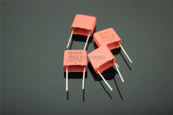

WIMA MKS4 1uf 100v 105/100v Long legs WIMA Capacitor Audio capacitor 5pieces Free Shipping