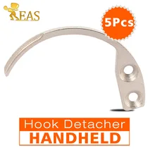 5 шт./лот крюк ключ Detacher tag remover Security Tag Крюк Detacher используется для eas метки Системы Портативный ручной один