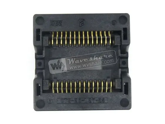 

module SOP28 SO28 SOIC28 OTS-28-1.27-23 Enplas IC Test Burn-In Socket Programming Adapter 8.7mm Width 1.27mm Pitch