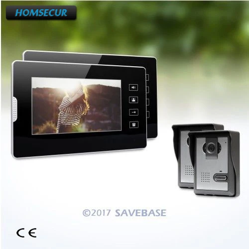 

HOMSECUR 7inch Wired Video Door Entry Call System with IR Night Vision for Home Security