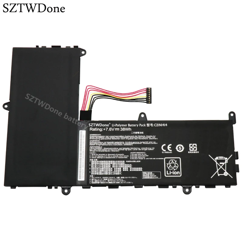 SZTWDone C21N1414 Аккумулятор для ноутбука ASUS EeeBook X205T X205TA X205TA-BING-FD015B F205TA-FD0064TS F205TA-FD0066TS 7 6 в