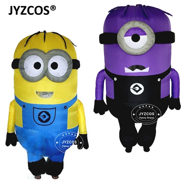 jyzcos cosplay party inflatable adult minion costume halloween despicable me christmas mascot men women fancy dress - Christmas Minion jyzcos cosplay party inflatable adult minion costume halloween despicable me christmas mascot men women fancy dress - Christmas Minion