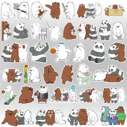 Милые Костюм «бурый медведь» аниме панда друг мелких животных тетрадь мобильный телефон скейтборд Чехол для гитары водостойкие Стикеры